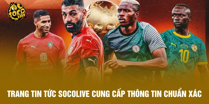 Trang tin tức Socolive cung cấp thông tin chính thống, chuẩn xác